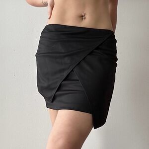 Goth low rise mini skirt by very J